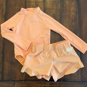 Toddler Girls Roxy Swimsuit w/ Shorts